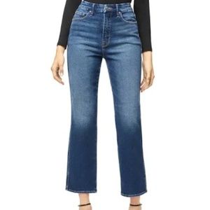 NWT Good American Good Curve Western Yoke Jean